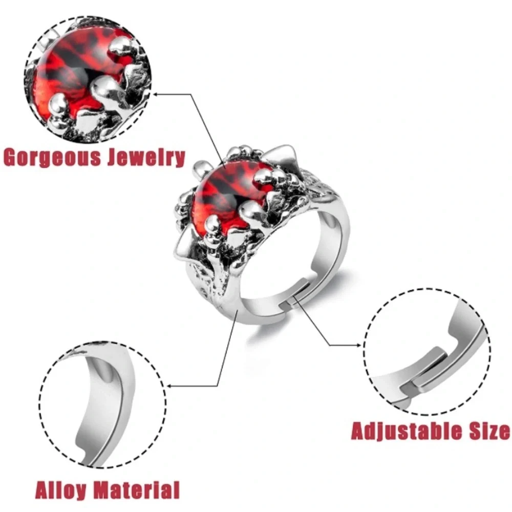 15Pcs Vintage Punk Rings Set